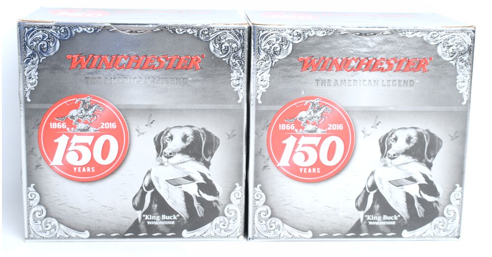 Lot 1141: Winchester 12 Gauge 150th Anniversary Commemorative Steel Shot Ammunition 2016