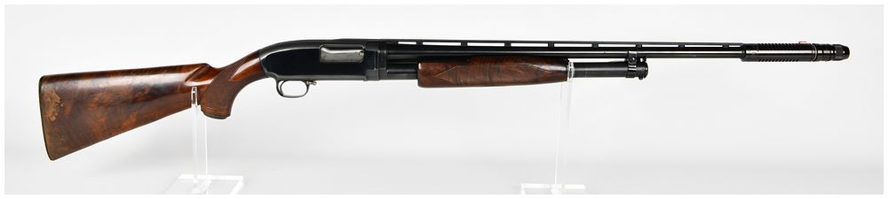 Lot 1182: Winchester Model 12 Pump-Action Shotgun, 20 Gauge, Ventilated Rib, Lyman Cutts Compensator, Circa 1957