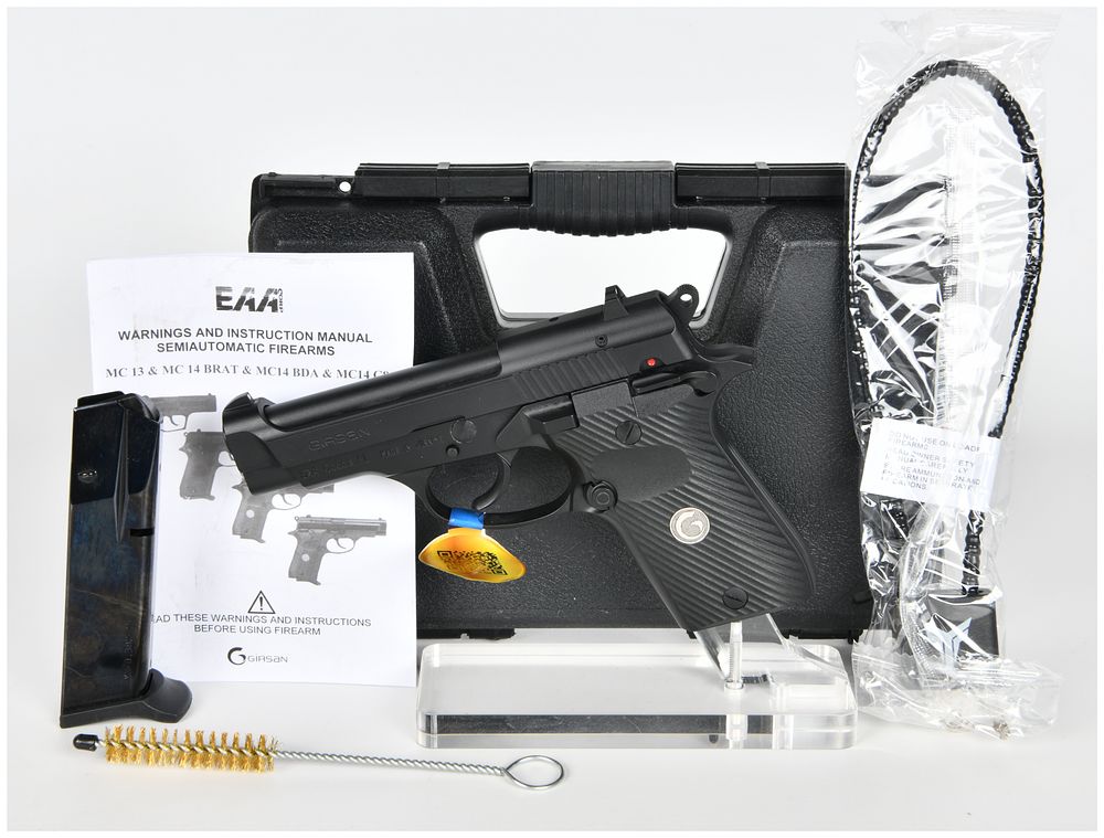 Lot 1185: Girsan MC14 G84 .380 ACP Semi-Automatic Pistol Kit, Brand New in Case, Modern Production
