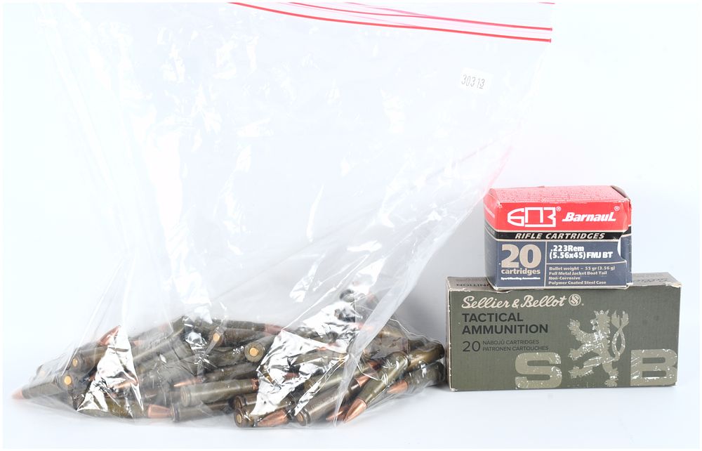 Lot 1198: Barnaul Sellier & Bellot FEDARM Mixed Caliber Rifle Ammunition Lot Modern