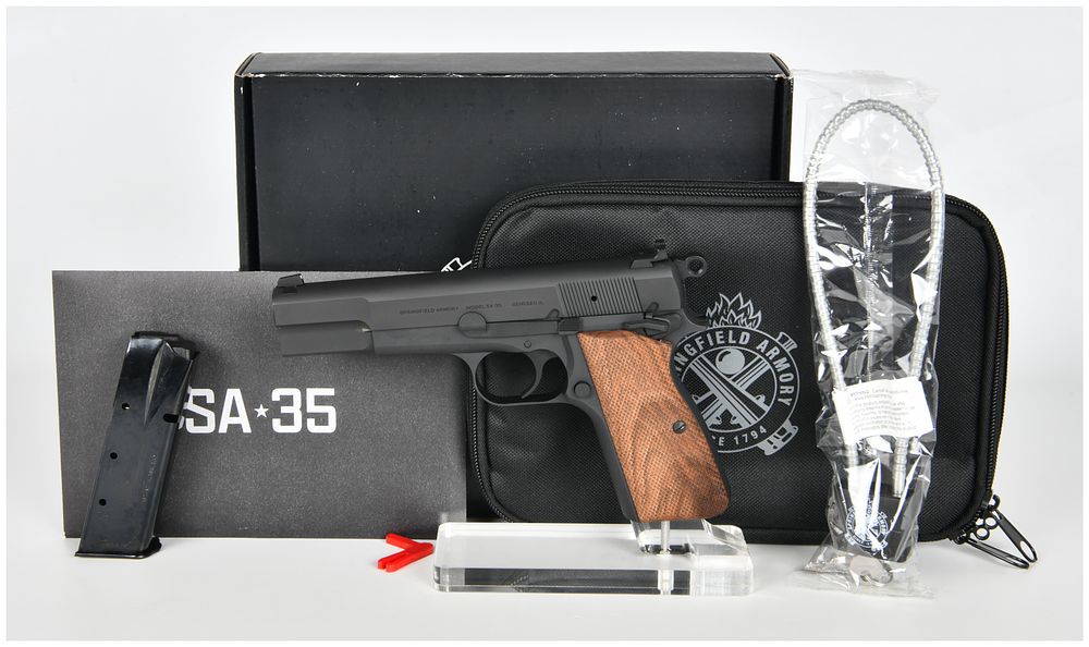 Lot 1203: Springfield Armory Model SA-35 Semi-Automatic Pistol, 9mm Luger, Serial HP17510, c. 2022