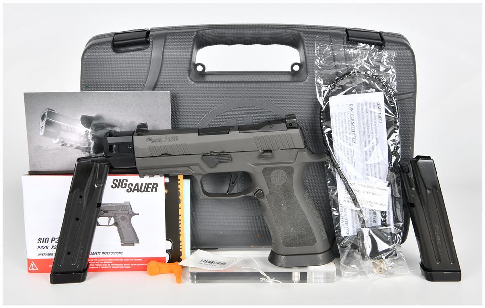 Lot 1215: Sig Sauer P320 Legion 9mm Semi-Automatic Pistol with Compensator, 2022