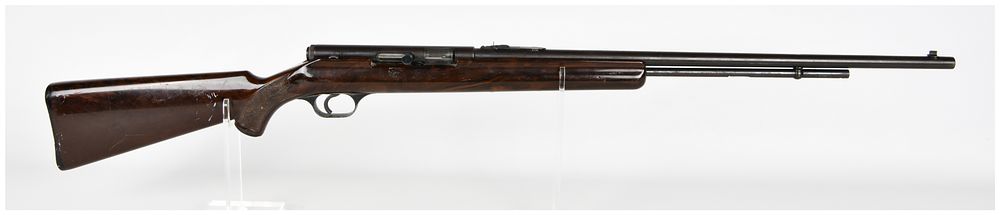 Lot 1236: Stevens Model 87T Semi-Automatic .22 Rimfire Rifle with Marbled Synthetic Stock, Mid-20th Century