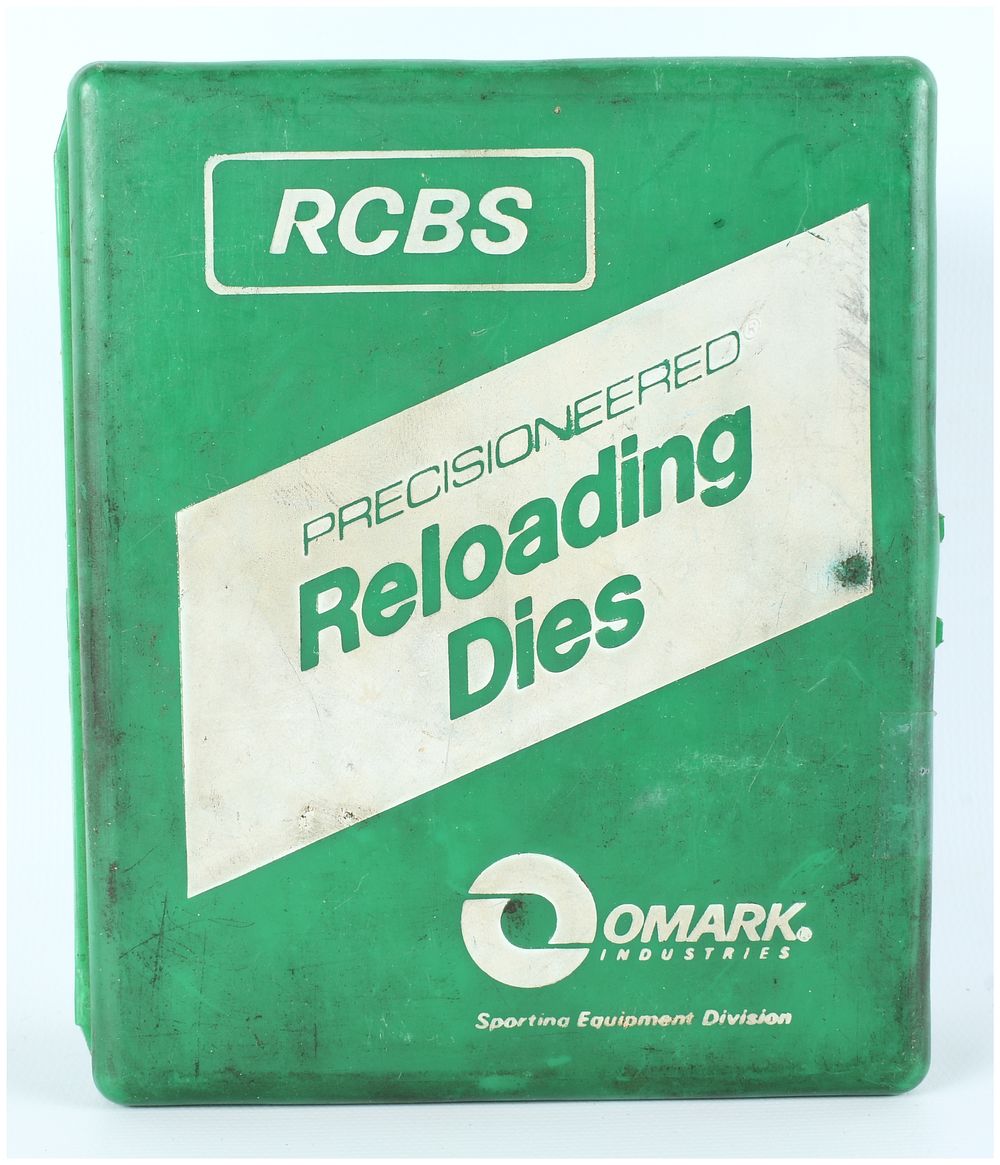 Lot 1238: RCBS Omark Industries .357 Magnum 3-Die Reloading Set Part 18205 1970s-1980s