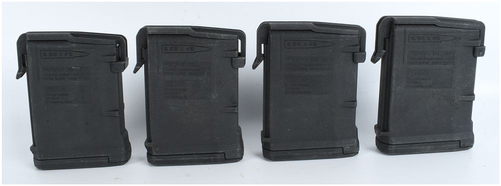 Lot 1246: Four Magpul Industries PMAG M3 10-Round Magazines