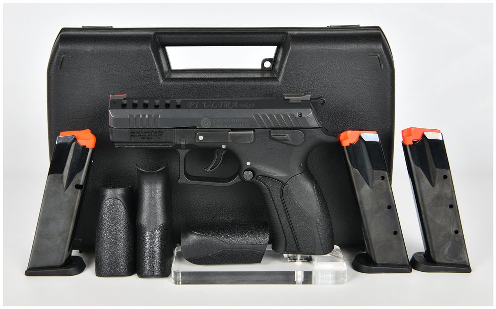Lot 1311: Grand Power P1 Ultra Mk12 9mm Semi-Automatic Pistol with Case and Three Magazines