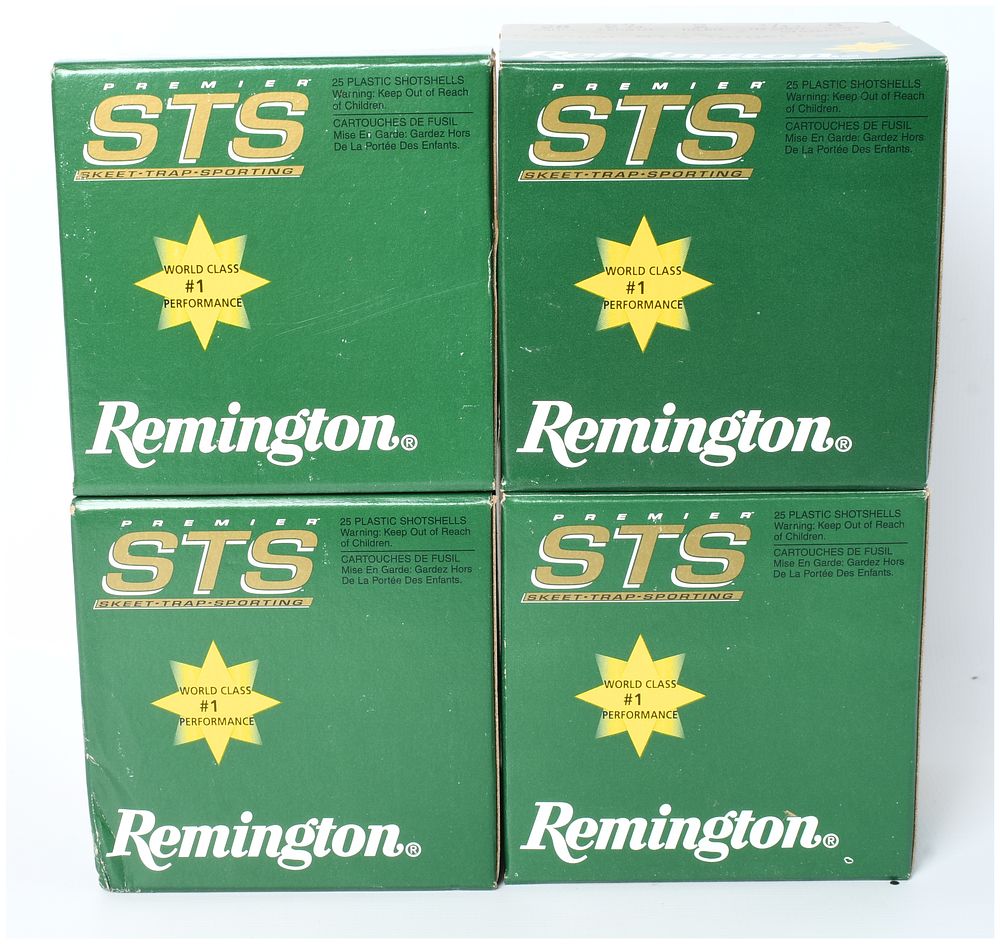Lot 1318: Remington Premier STS 28-Gauge Target Load Shotgun Shells, 100 Count, Late 20th/Early 21st Century