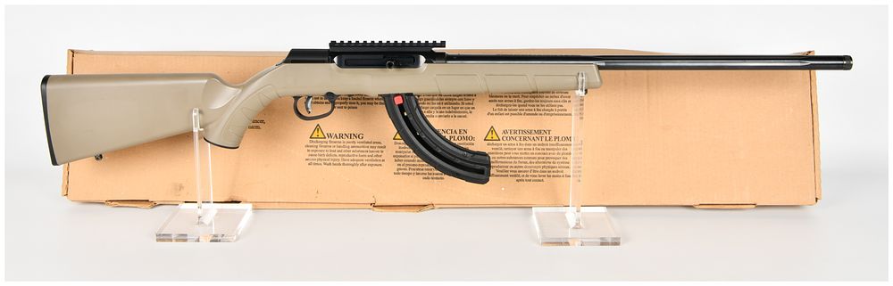 Lot 1320: Savage Arms A22 FV FDE XP Semi-Automatic Rifle, .22LR, Modern Production