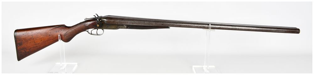 Lot 1356: Antique 1887 Ithaca Gun Co Baker Shotgun 10 Gauge