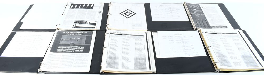 Lot 1373: Univent/Assorted, Extensive Ballistics and Reloading Data Reference Collection, Late 1980s-Late 1990s