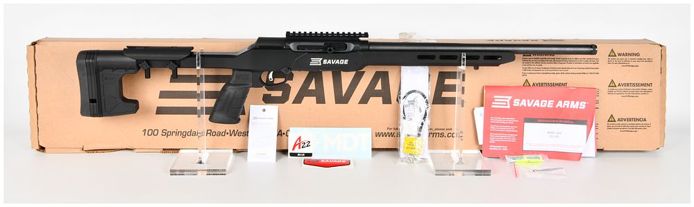 Lot 1380: Savage Arms A22 Precision Semi-Automatic Rifle .22LR Modern