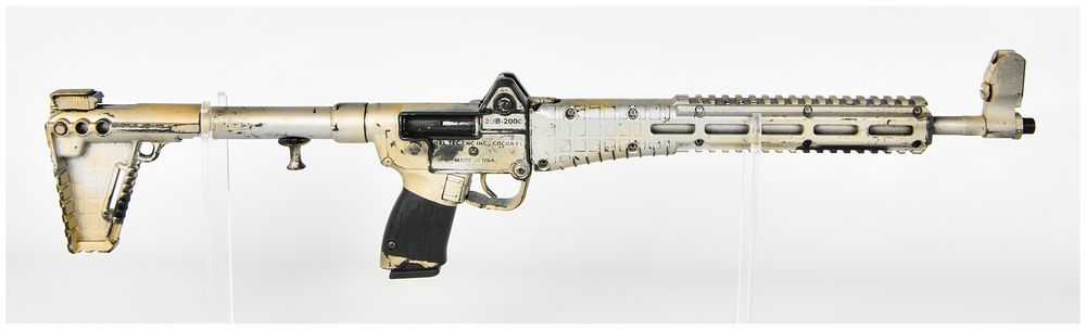 Lot 1392: Kel-Tec SUB-2000 Semi-Automatic Folding Carbine with Custom Field-Worn Finish, Modern