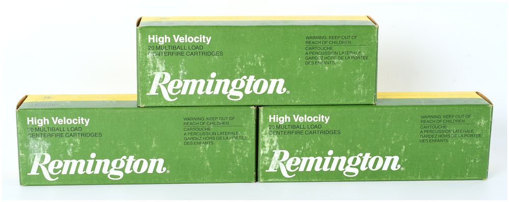 Lot 1438: Remington .357 Magnum High Velocity Multiball Load Ammunition, 60 Rounds, c. 1980s-1990s
