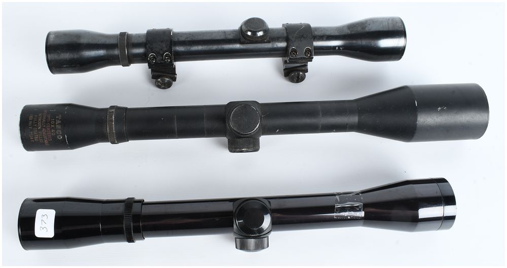 Lot 1489: Three Rifle Scopes