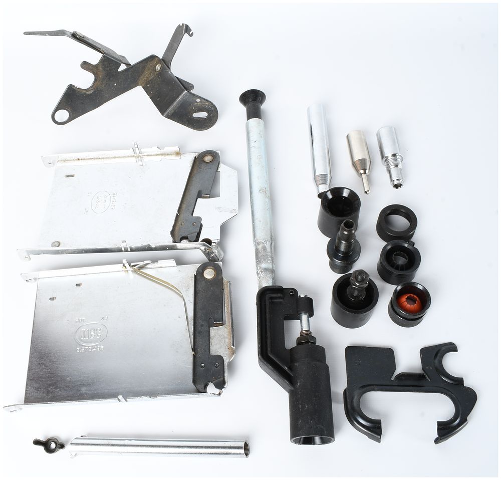 Lot 1504: A Collection of MEC Shotshell Reloading Press Components and Accessories