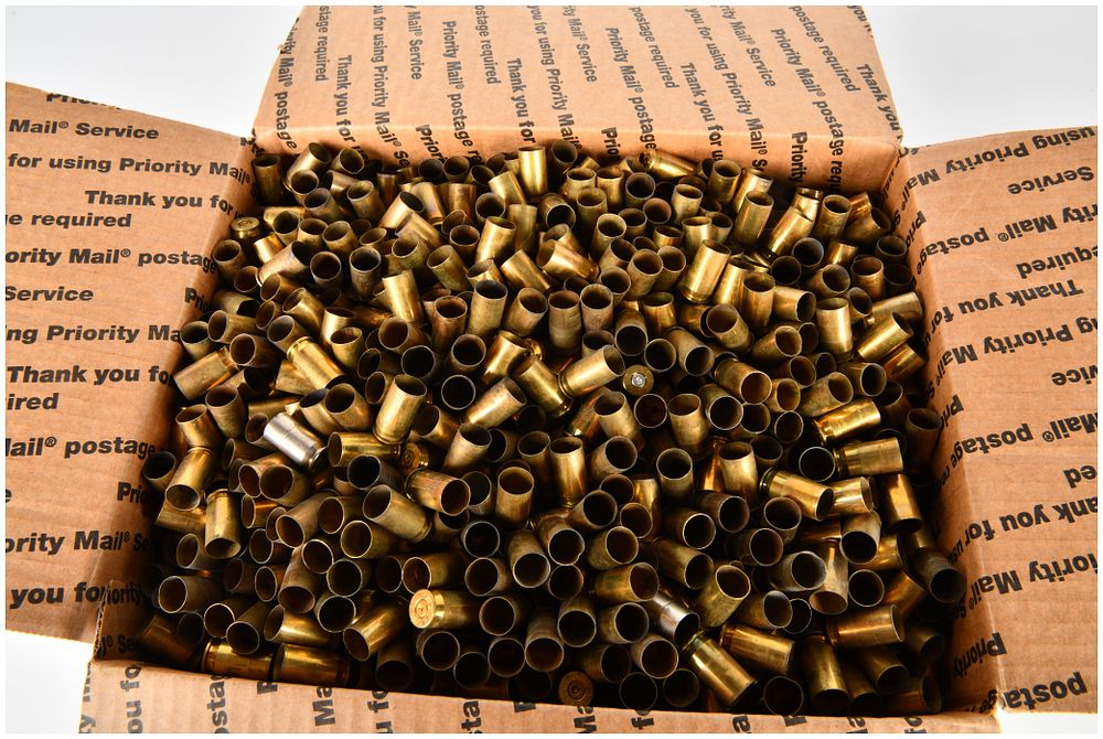 Lot 1525: 30 Lbs of .45 ACP Empty Brass Casings