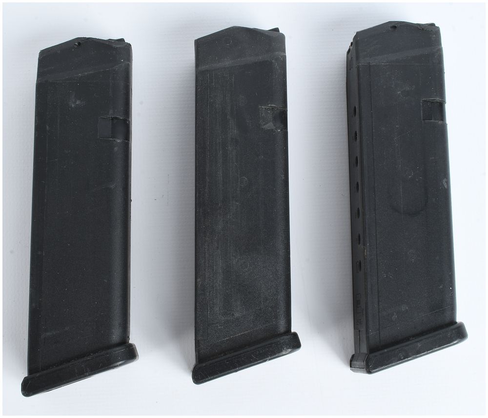 Lot 1543: Three Glock Model 20 10mm 15-Round Magazines