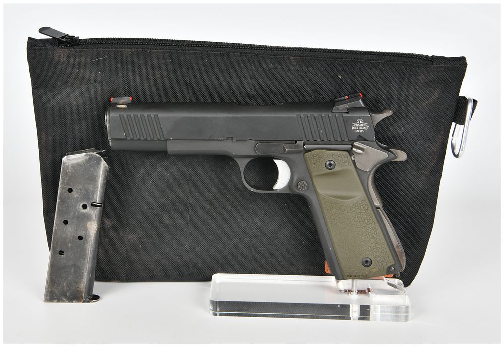 Lot 1551: Rock Island Armory M1911 A1-FS Semi-Automatic Pistol, .45 Auto, Serial AP1951606, c. 2015
