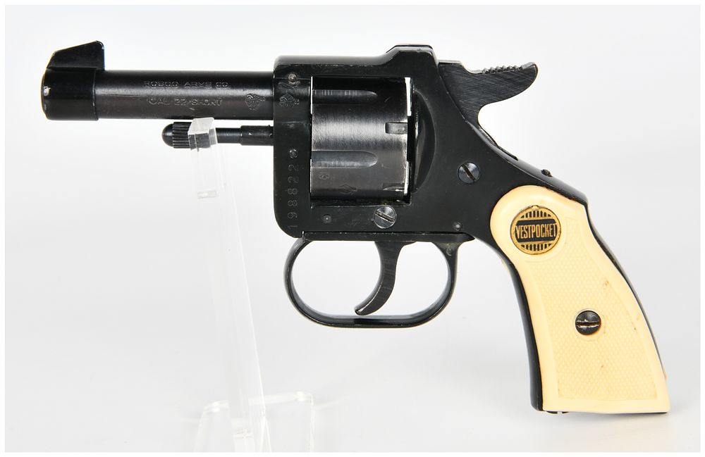 Lot 1593: Rosco Arms Co. Vestpocket Revolver, .22 Short Caliber, Made in Germany, circa 1960s