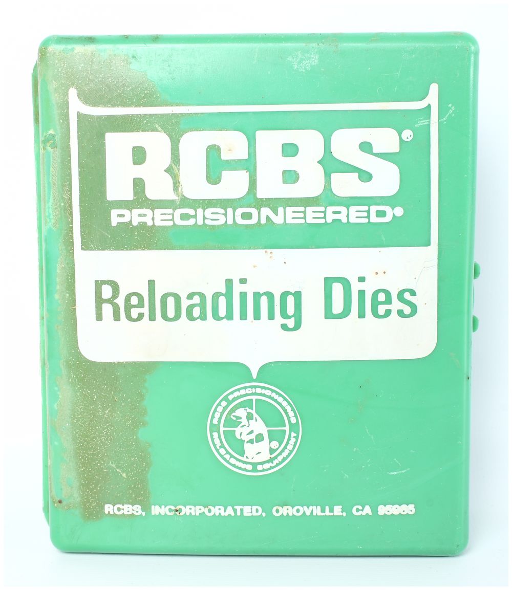 Lot 1598: RCBS Precisioneered .270 Rifle Reloading Die Set in Original Green Case, Vintage