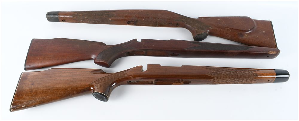 Lot 55: A Trio of Remington 700 Pattern Bolt-Action Rifle Stocks