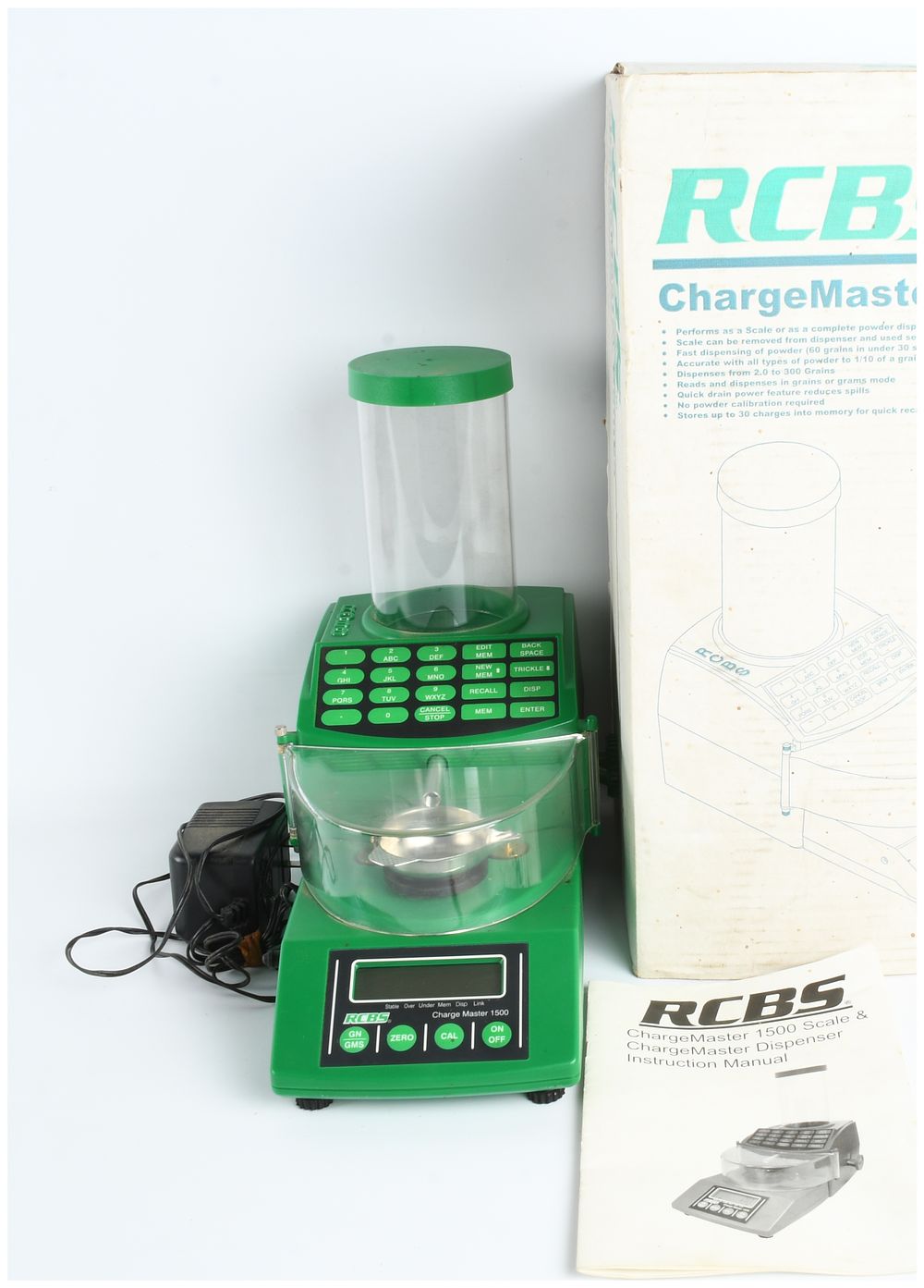 Lot 58: RCBS ChargeMaster 1500 Digital Powder Scale and Dispenser Combo