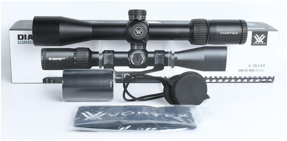 Lot 71: Vortex Diamondback Tactical Riflescope 4-16x44 with EBR-2C MOA Reticle