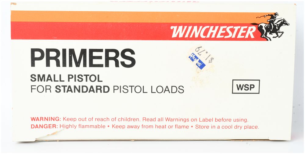 Lot 73: Winchester WSP Small Pistol Primers 1000 Count
