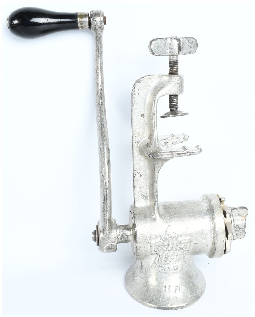 Lot 101: Vintage Simmons Hardware Keen Kutter No. 357 Hand-Cranked Meat Grinder