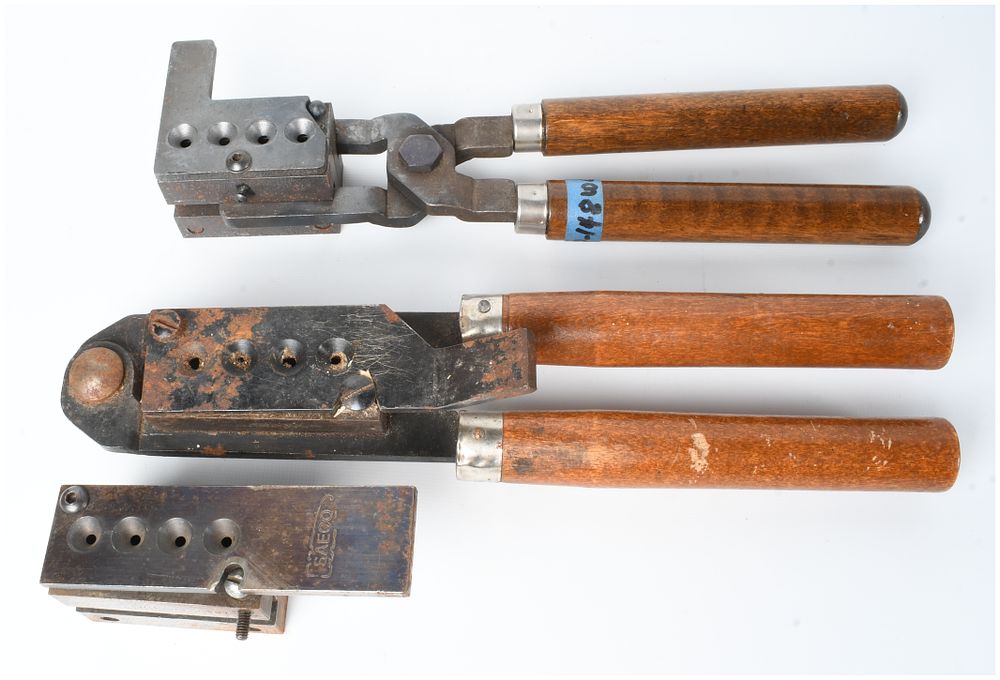 Lot 145: A Trio of SAECO and Lyman Four-Cavity Bullet Molds .38 Caliber