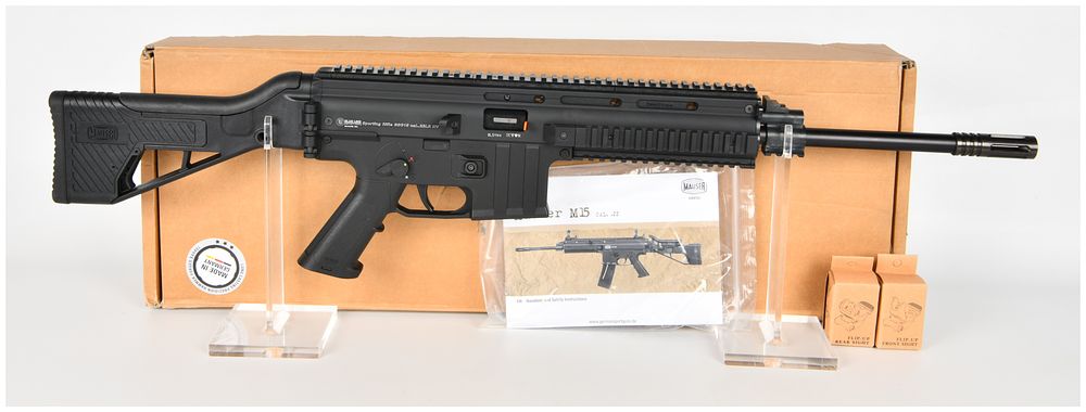 Lot 147: Mauser M15 Semi-Automatic Sporting Rifle .22LR with 16.5 Inch Barrel