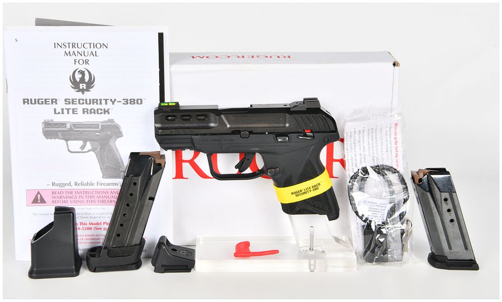 Lot 150: Ruger Security-380 Lite Rack Semi-Automatic Pistol .380 Auto with 3.42 Inch Barrel