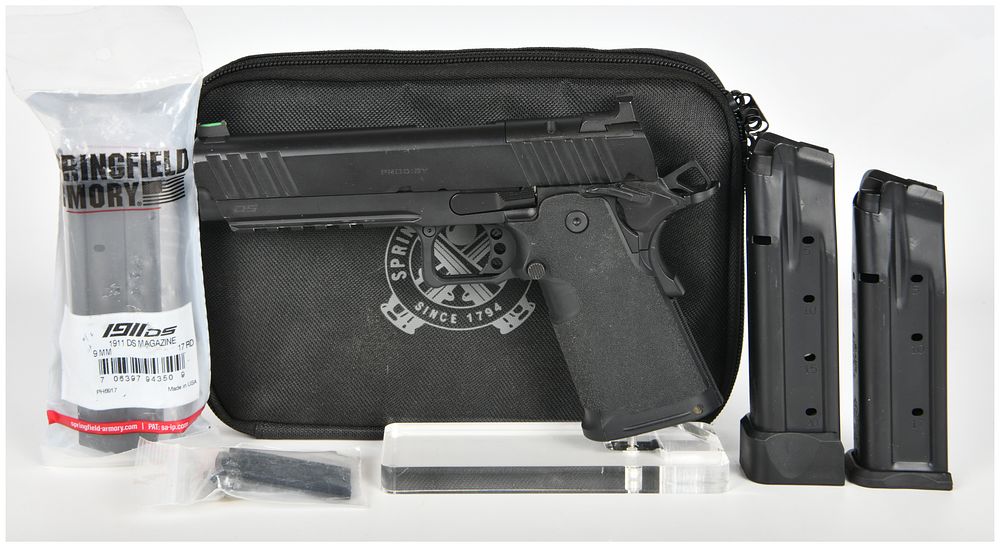 Lot 156: Springfield Armory 1911 DS Prodigy Semi-Automatic Pistol 9mm with 5 Inch Barrel
