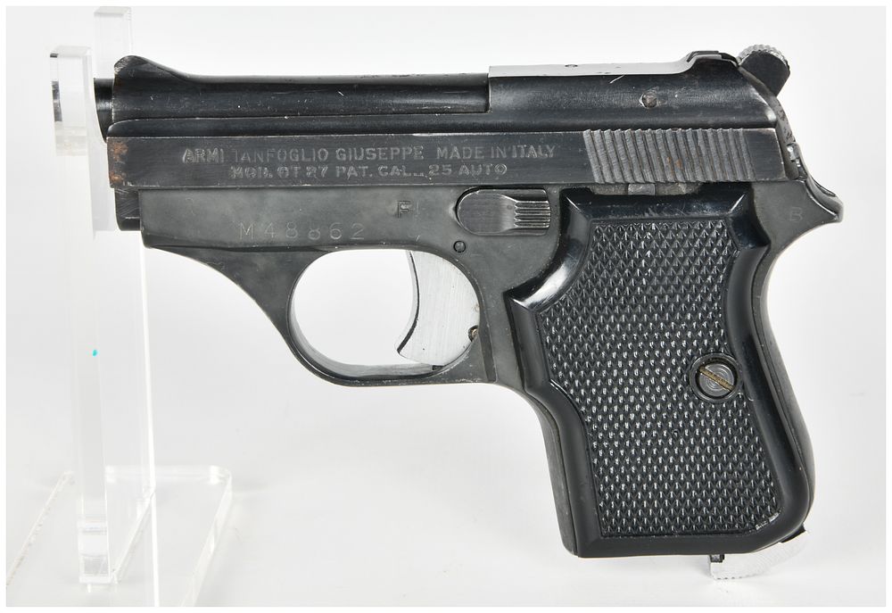Lot 162: Armi Tanfoglio Giuseppe Model GT 27 Semi-Automatic Pistol .25 Auto with 2.5 Inch Barrel
