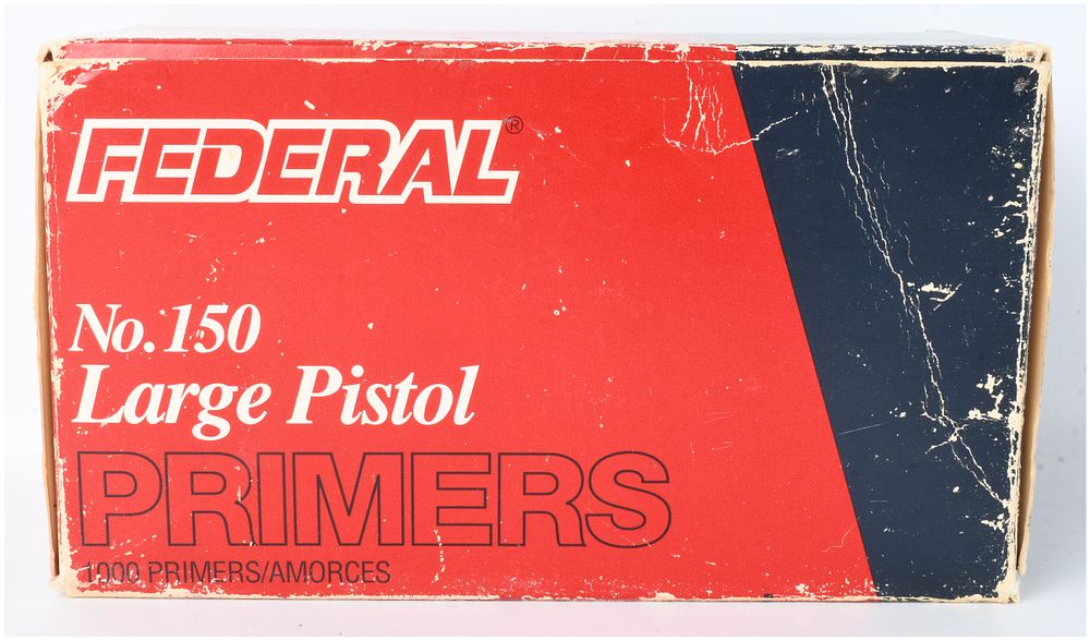Lot 170: 1000 Federal No. 150 Large Pistol Primers