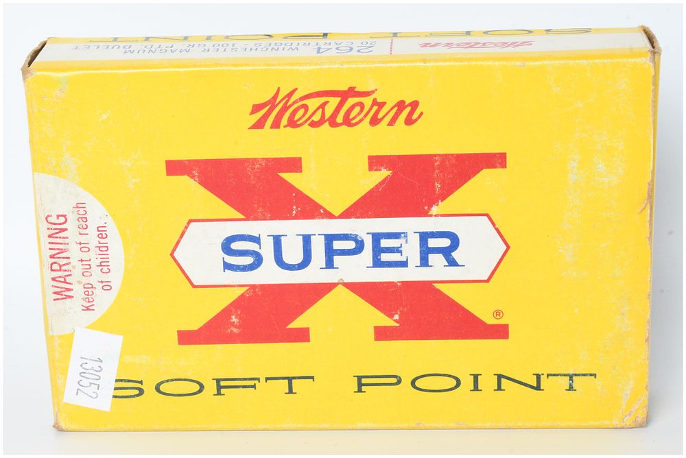 Lot 181: A Lot of 20 Western Super-X .264 Winchester Magnum Centerfire Rifle Cartridges