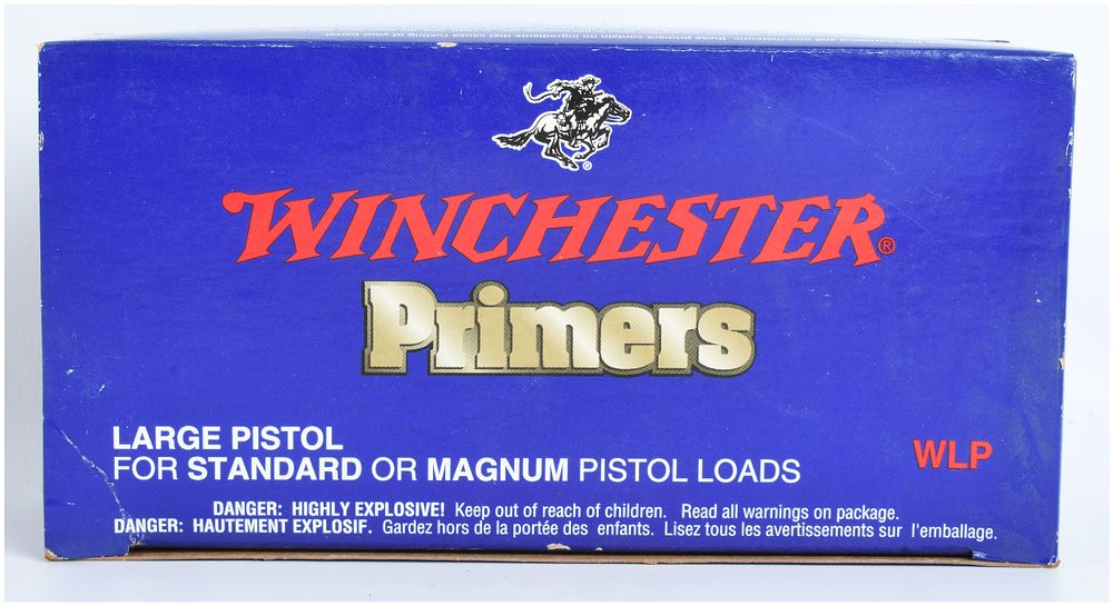Lot 223: 1000 Winchester Large Pistol Primers (WLP)