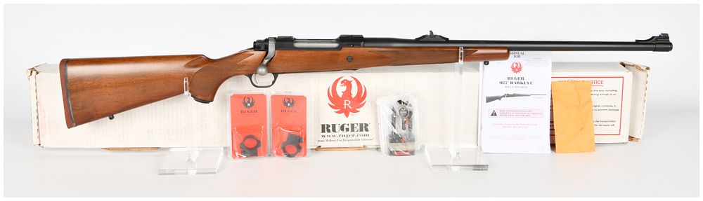 Lot 225: Ruger M77 Hawkeye African Bolt Action Rifle .375 Ruger