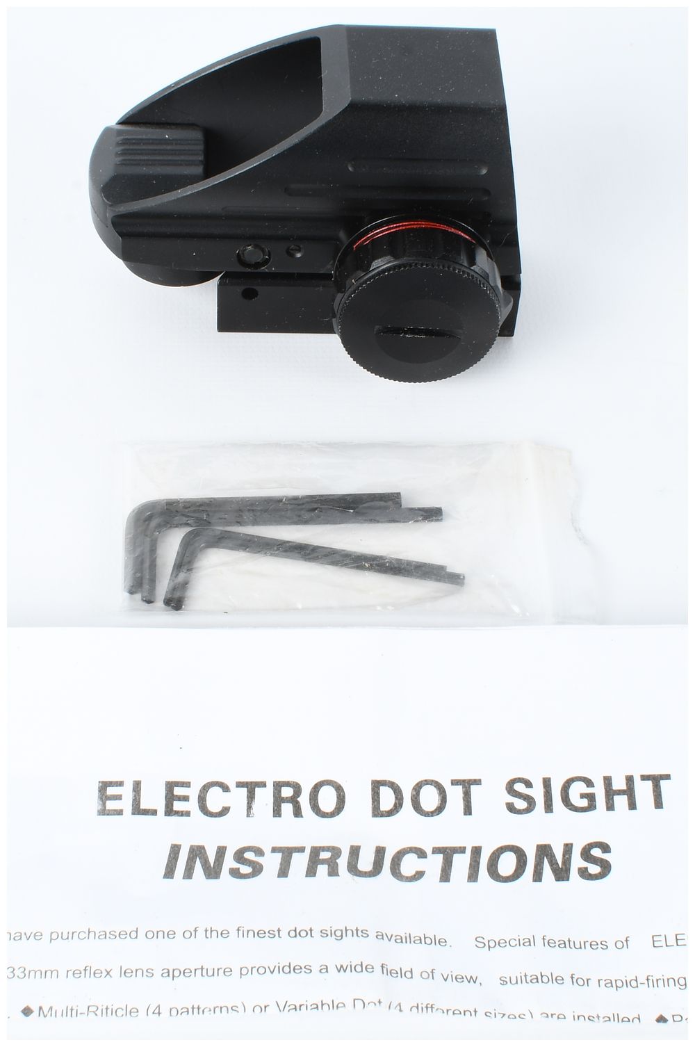 Lot 254: A Multi-Reticle Electro Dot Reflex Sight with 33mm Aperture