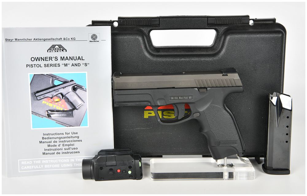 Lot 288: Steyr Mannlicher M40-A1 Semi-Automatic Pistol .40 S&W with 4 Inch Barrel