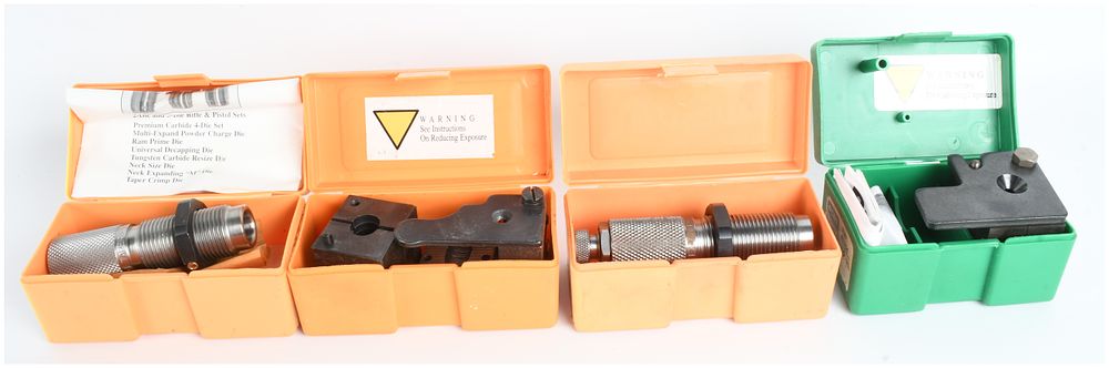 Lot 295: A Collection of Lyman and RCBS .45 Caliber Reloading Dies and Bullet Molds