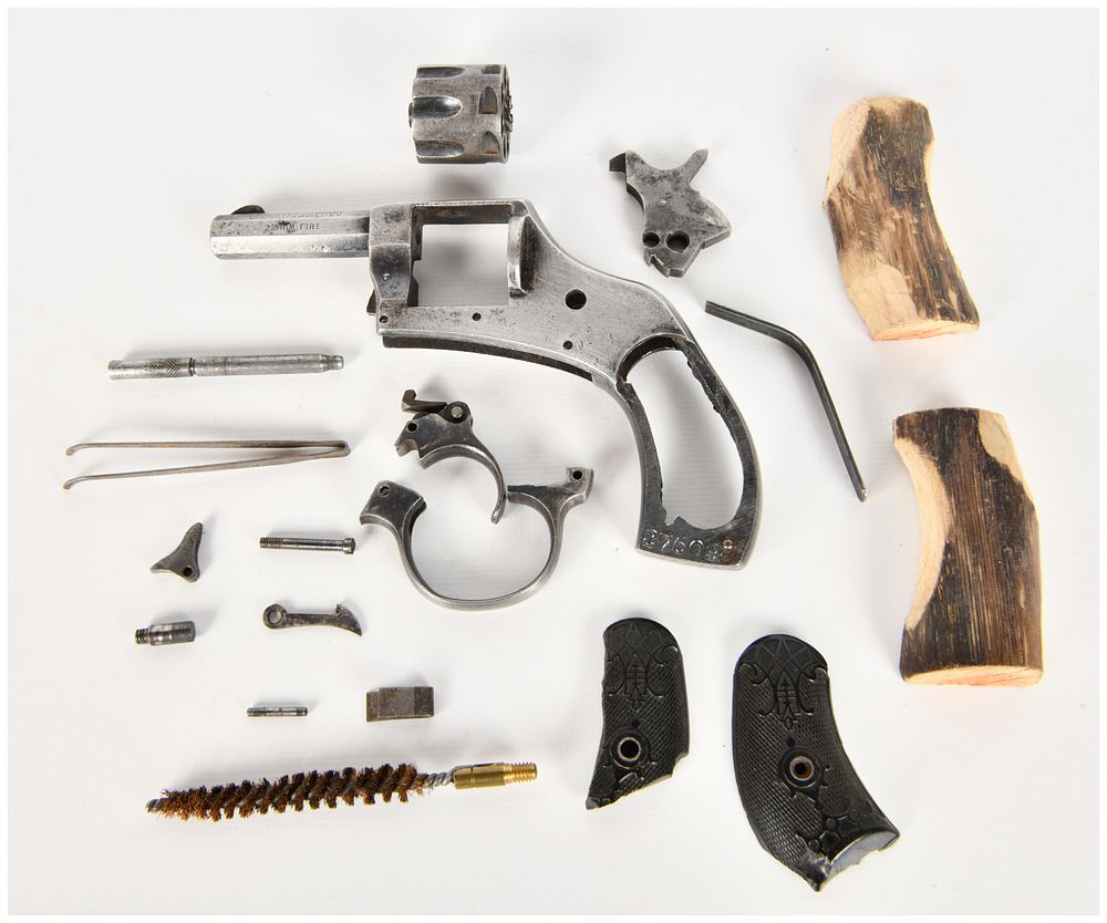Lot 360: Harrington & Richardson Young America Double Action Revolver .22 Rim Fire for Parts/Repair