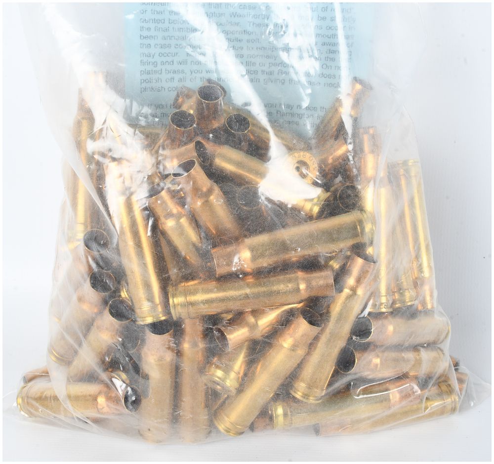Lot 362: A Collection of Remington-Peters .350 Remington Magnum Unprimed Brass Cartridge Cases