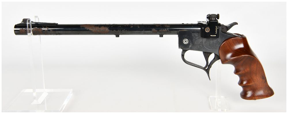 Lot 384: Thompson/Center Arms Contender Single-Shot Break-Action Pistol .30 Herrett for Parts/Repair