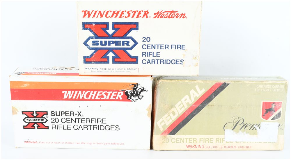 Lot 391: A Lot of 60 Rounds of Winchester and Federal .338 Winchester Magnum Ammunition