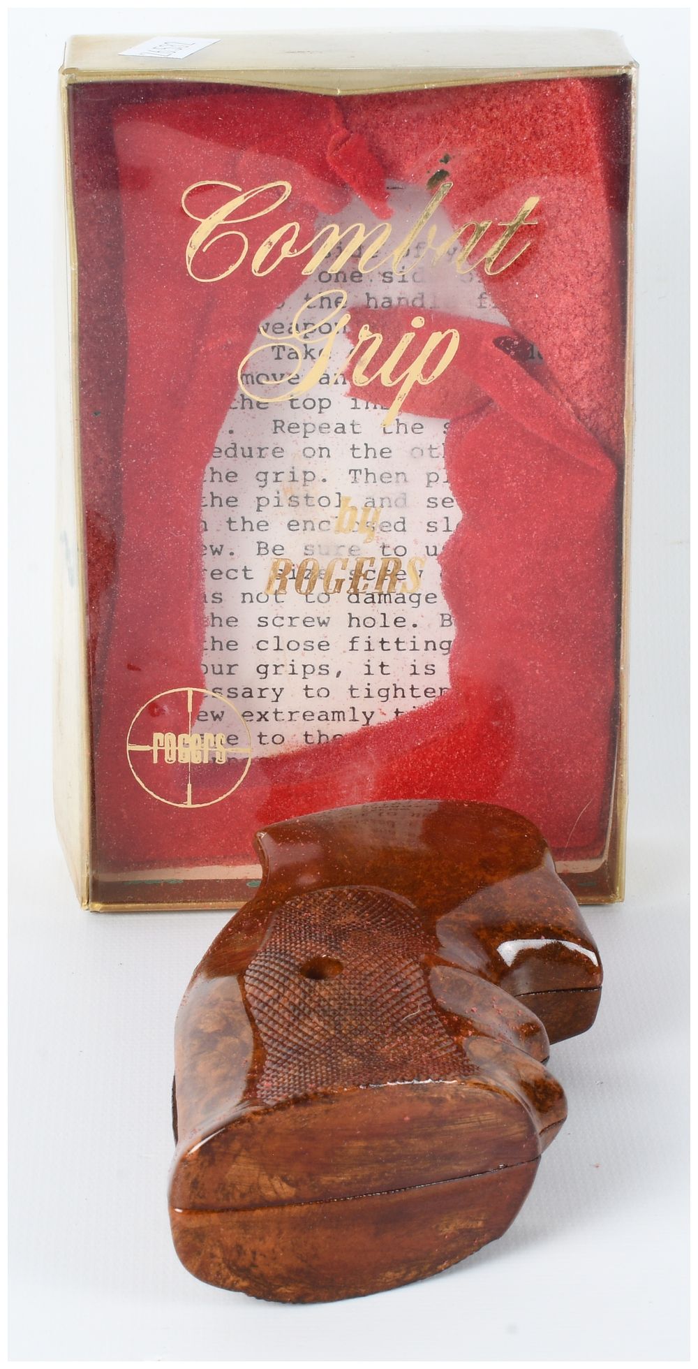 Lot 404: A Pair of Rogers Holsters Company Combat Grips for Revolver