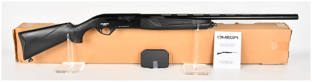 Lot 447: Omega Arms S12S Semi-Automatic Shotgun 12-Gauge with 27 Inch Barrel