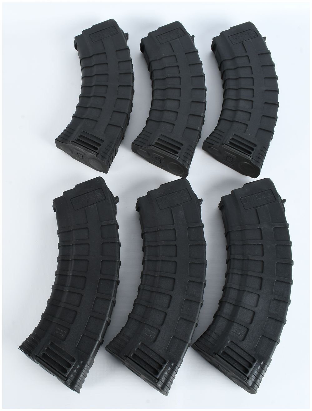 Lot 449: A Lot of 6 TAPCO AK-47 Waffle Magazines 7.62x39mm