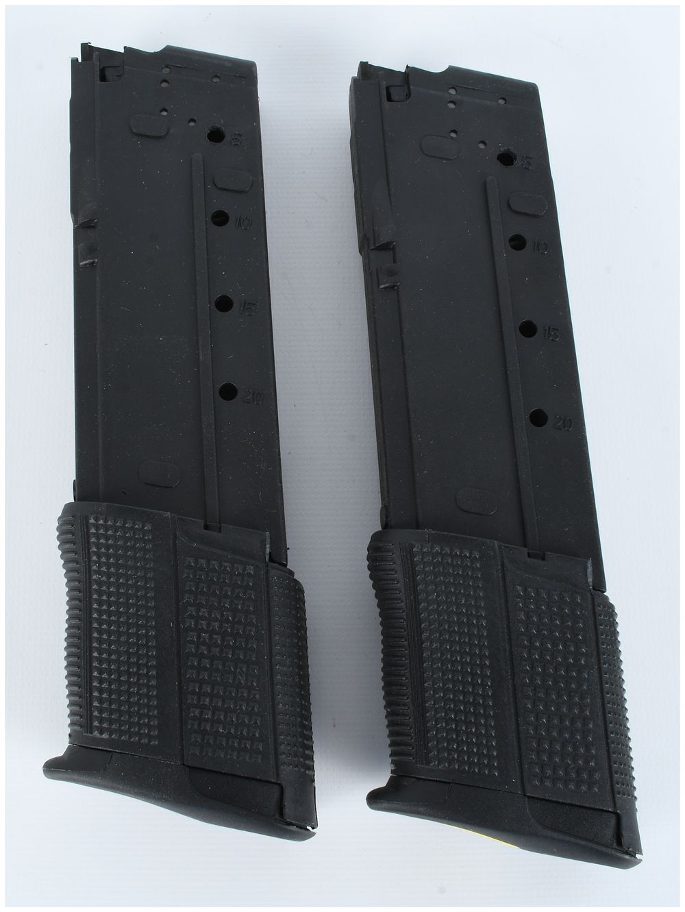 Lot 488: A Pair of 20-Round Polymer Pistol Magazines