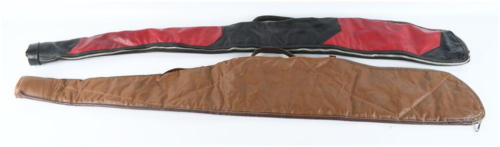 Lot 494: A Pair of Soft Sided Rifle Cases including a BAT Branded Example
